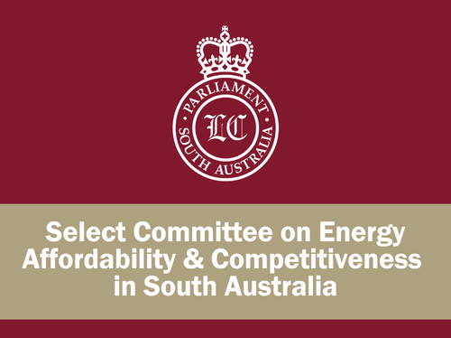Select Committee Energy Affordability and Competitiveness