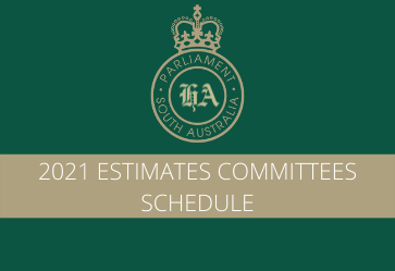 Estimates Committee Schedule